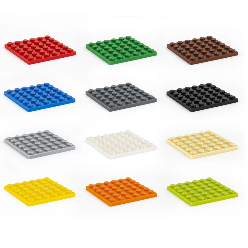 

3958 Technical Building Blocks DIY 6x6 Dots Base Board Parts MOC Creativity Educational Bricks Toy For Children Birthday Gift