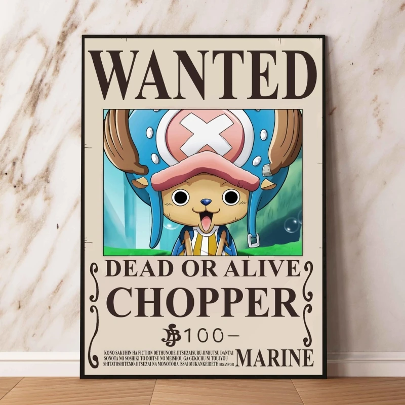 Tony Tony Chopper One Piece Bounty Poster - Anime Manga Art Print featuring  the Doctor and Reindeer with Human Form and Monster Point Greeting Card by  Ani-shirt