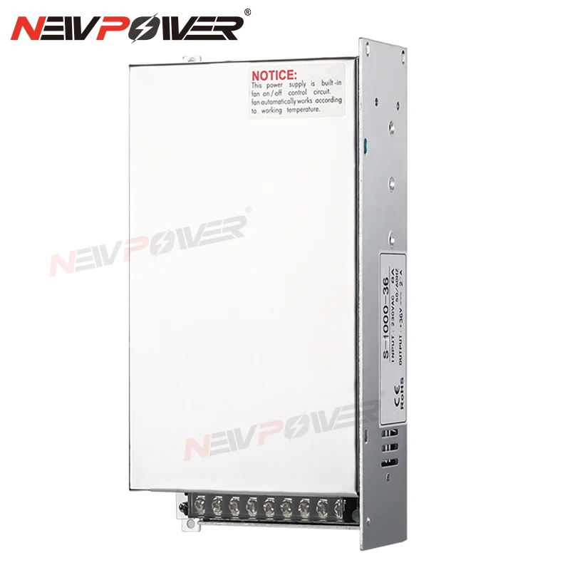 1000W 전원 공급 장치 SMPS AC 220V to DC 0-60V 0-48V 0-36V 0-24V 12V 홈 컨버터, 초박형 조절식 스위칭 전원 공급 장치