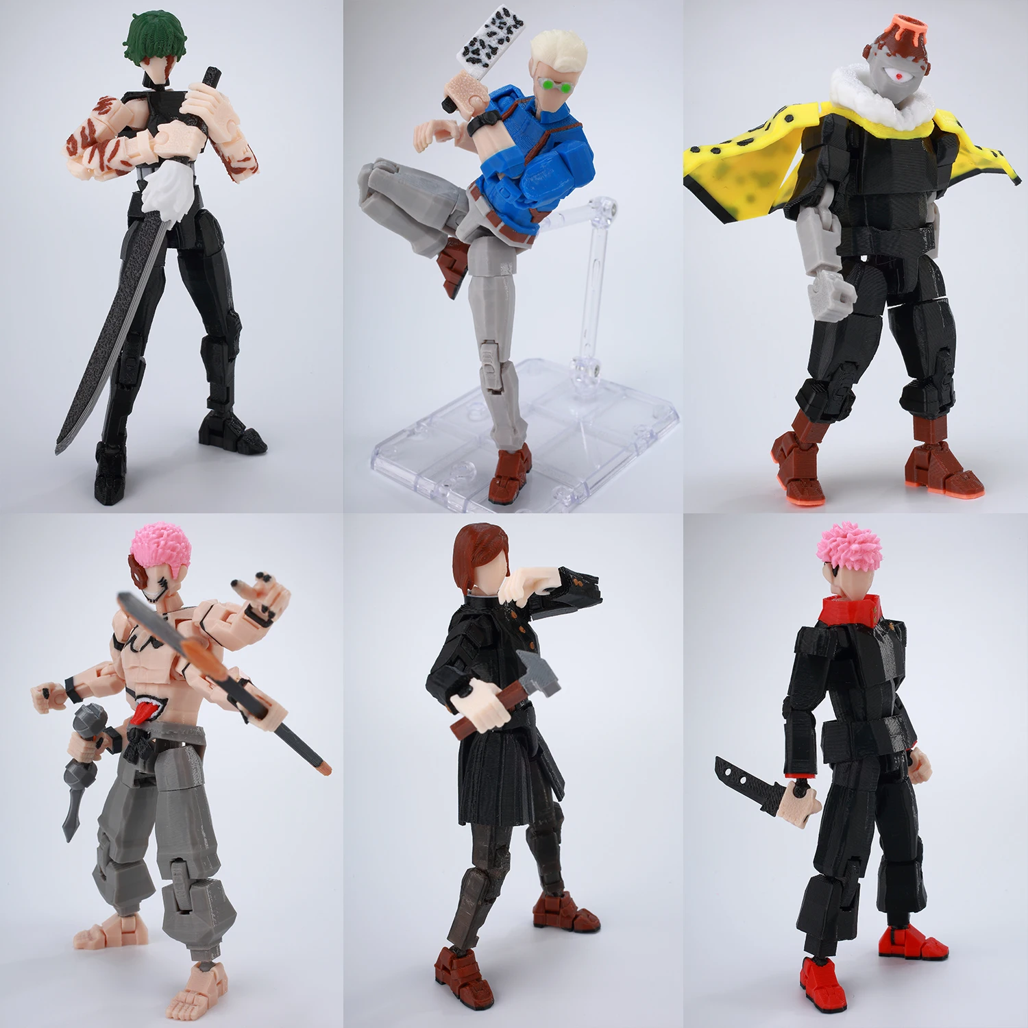 9L3D Printed Anime Jujutsu Kaisen Sukuna Yuji Yuta Satoru