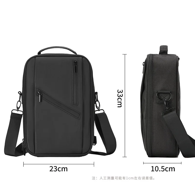 Intérieur du sac à dos rigide étanche pour DJI Mini 5 Pro, montrant les mousses découpées pour drone, batterie et accessoires.