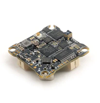 Détail des composants du Happymodel X12 AIO 5-en-1 contrôleur de vol 12A avec récepteur ELRS intégré