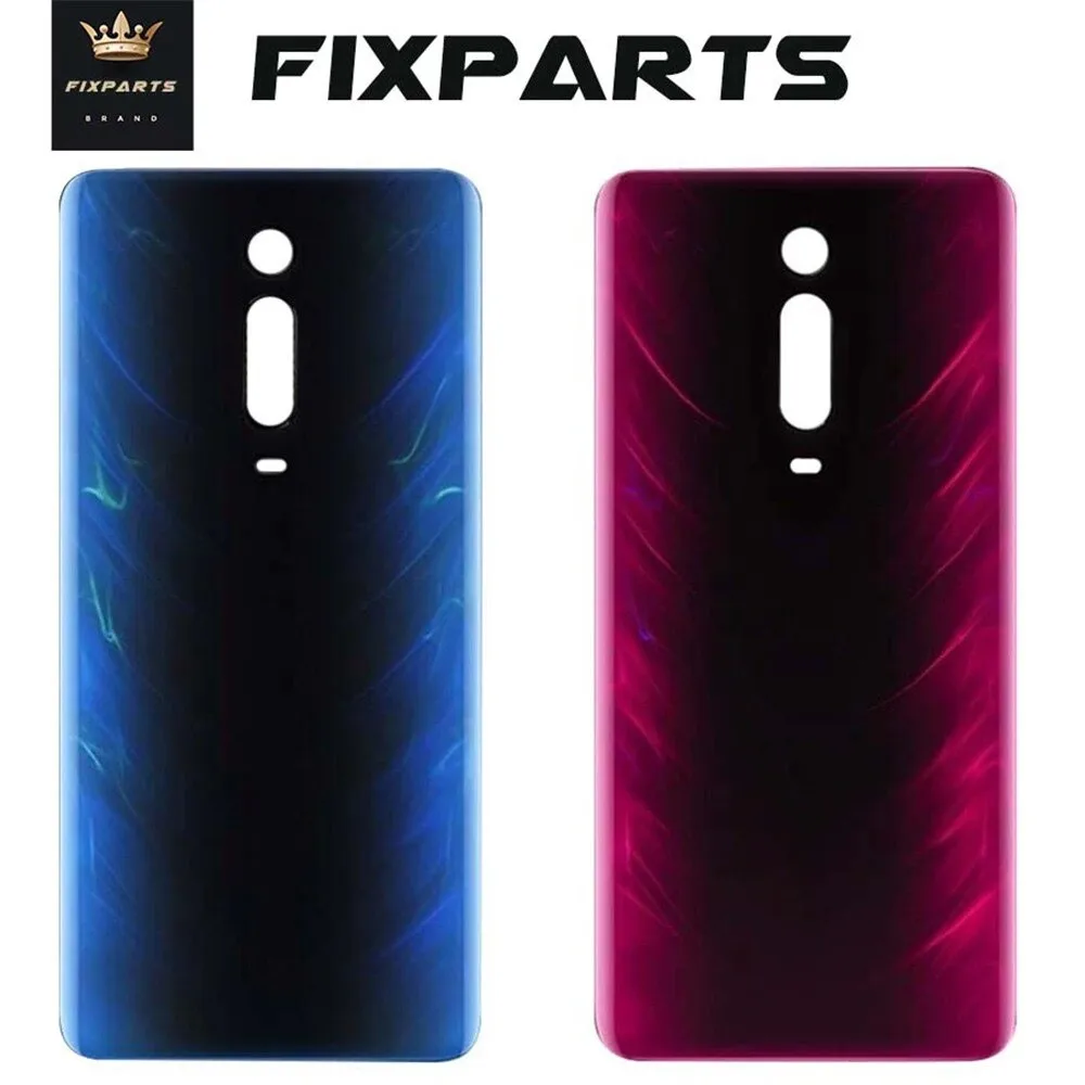 Glass Phone Back Cover For Redmi K20 Battery Cover Back Glass Panel Rear Door Case For Xiaomi Mi 9T Pro Back Cover With Adhesive