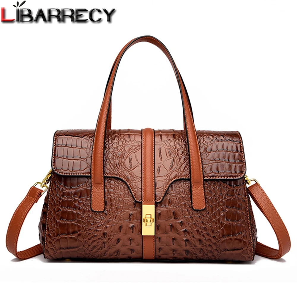 

High Quality Leather Leather Ladies Hand Tote Bag Luxury Handbags Women's Bags Designer Female Shoulder Crossbody Bags for Women