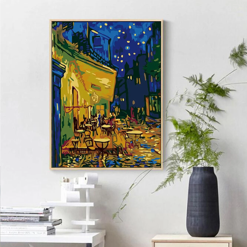 DIY 5D Diamond Painting Cross Stitch Van Gogh's Famous Picture Crystal Rhinestones Mosaic Embroidery Kits Home Wall Decoration diamond painting diamond art painting kit diamond painting set