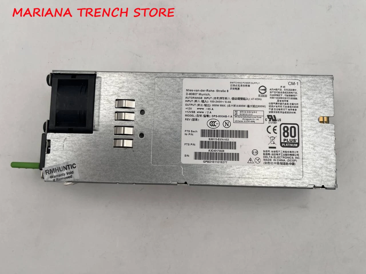 

DPS-800AB-1 A для Fujitsu, блок питания для сервера, DPS-800AB-1A, MAX 800W