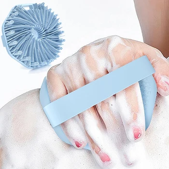 Silicone Body Scrubber Exfoliating Body Wash Scrubbers Exfoliator Shower Body Brush for Effective Showering Exfoliation 1
