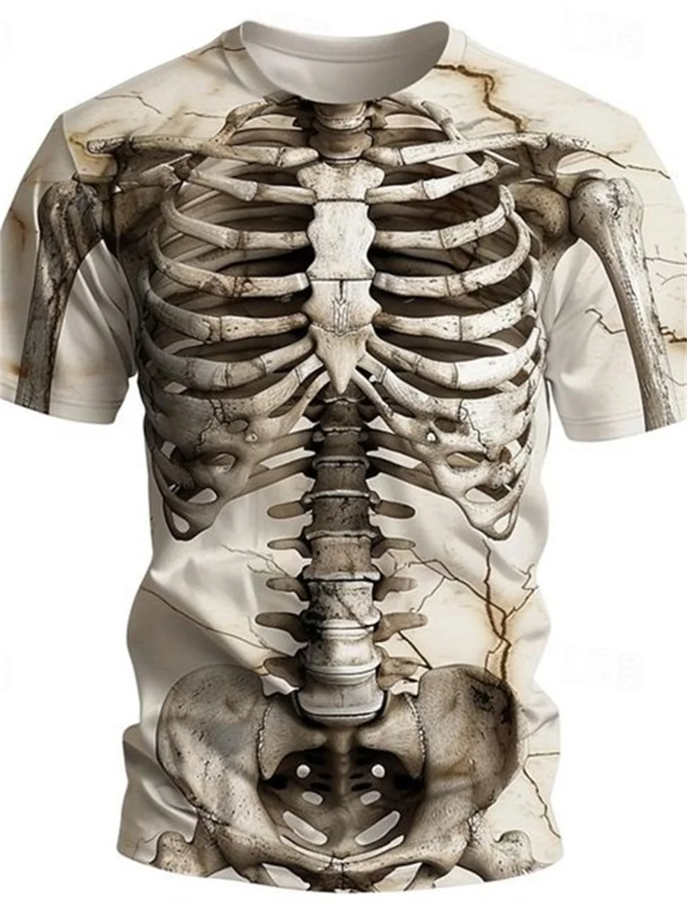 

Summer Classic Clothing 3D Print Cool Skulls Skeleton Graphic Casual Tees Street Style Men's T shirt Short Sleeve O-Neck Tops