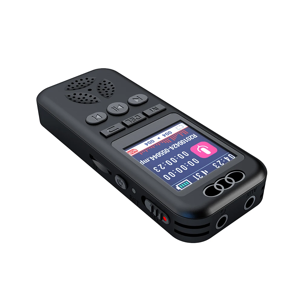 32GB/16GB/8GB Audio Recorder with Playback Voice Activated Dictaphone Noise Reduction MP3 Player for Lecture Interview Meeting