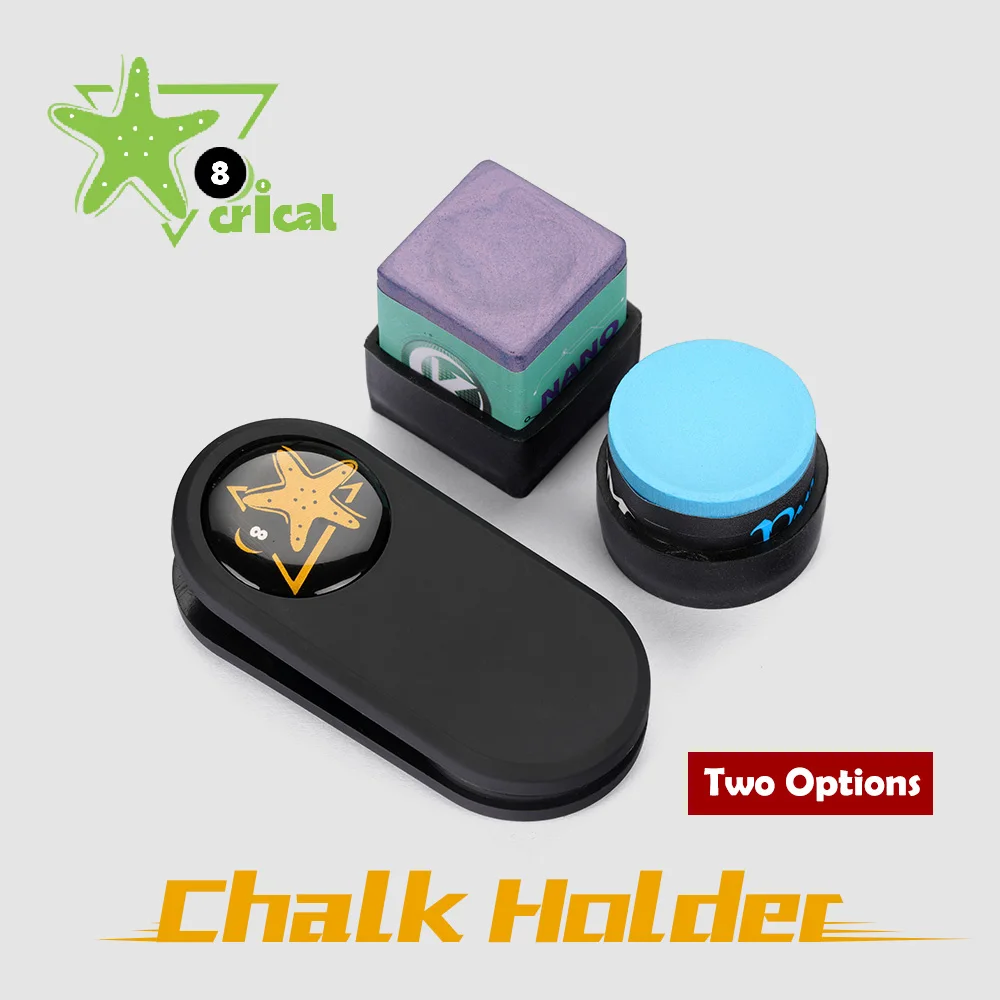 

CRICAL Magnetic Billiard Chalk Holder Billiard Chalk Case Mute Belt Clip Round For Taom Chalk Pool Snooker Billiard Accessories