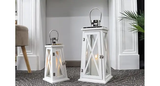 wooden lantern
