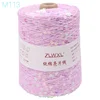 1-88 Colour пряжа 200g 600M 100% cotton yarn 6mm+3mm special Sequin yarn DIY garment accessories  Rag doll Knitting yarn 3