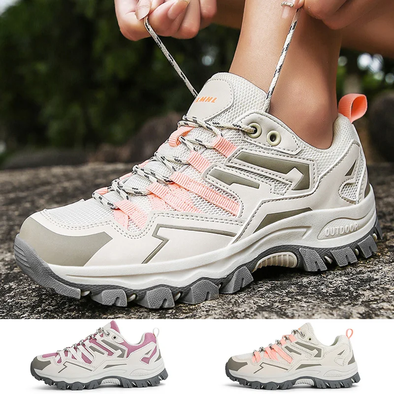 WomensHikingShoesOutdoorMountainClimbingShoesUnisexTrekking