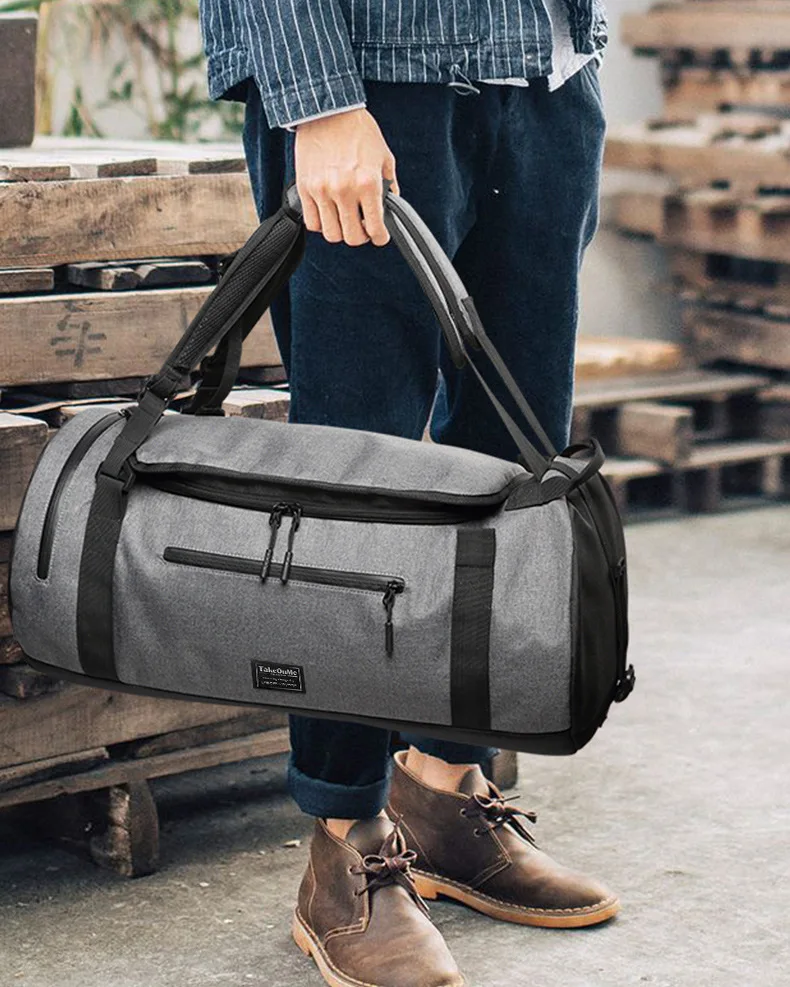Gym Bag Men's Multi-Functional Short-Distance Travel Bag Portable Dry Wet Separation Luggage Bag Travel Bags