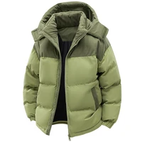 سترة رجالية حامل سترة رجالي شتاء جديد مقنعين هود أسفل سترة الصوف الدافئة جاكيتات رجال الأعمال الترفيه معطف البيسبول معاطف 81 2