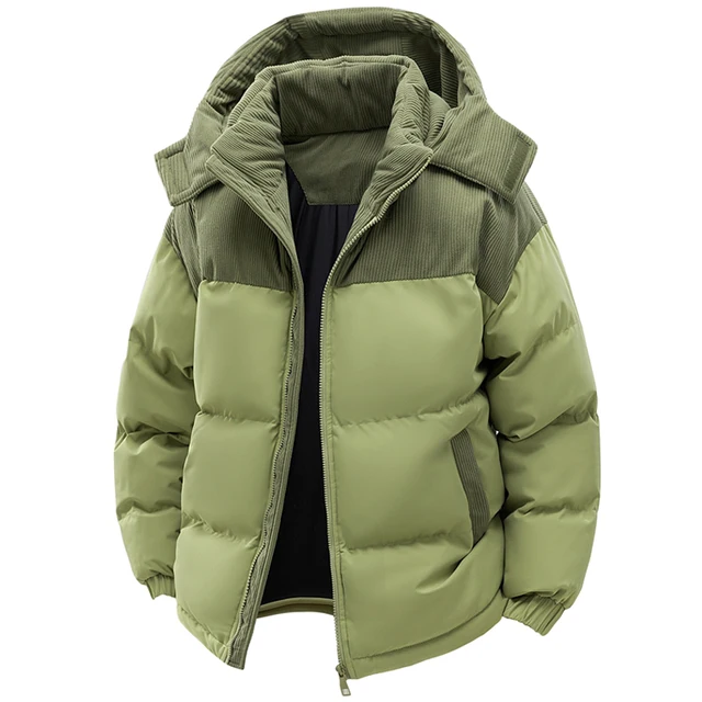 سترة رجالية حامل سترة رجالي شتاء جديد مقنعين هود أسفل سترة الصوف الدافئة جاكيتات رجال الأعمال الترفيه معطف البيسبول معاطف 81 2