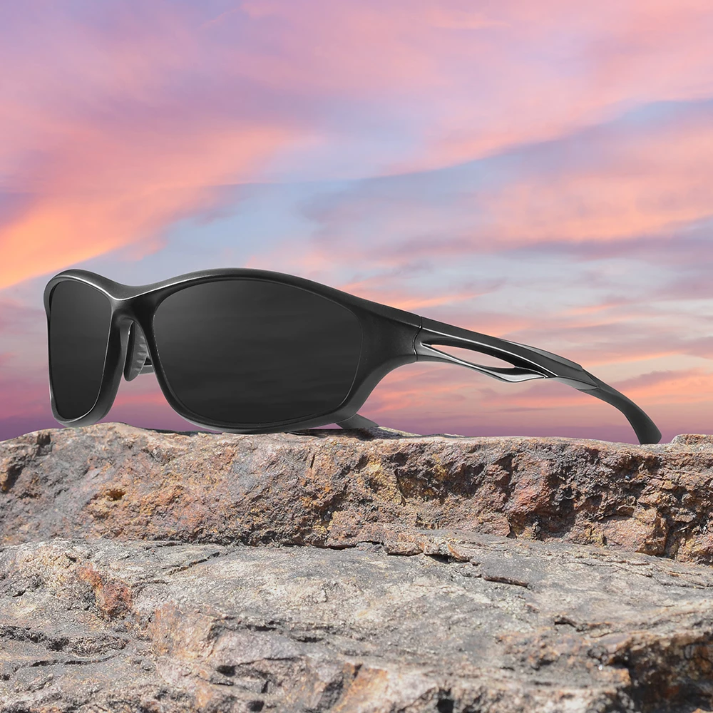 CRIXALIS Sport-Y2K-Sonnenbrille für Männer und Frauen, Fahren, Baseball, Radfahren, Golf, Angeln, Spiegel, Sonnenbrille, UV-blockierend – Detail 1