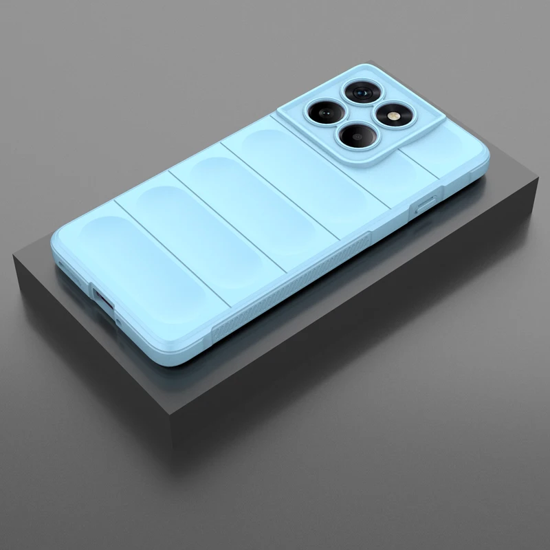 Enhanced Anti-Drop Airbag TPU Fiber Flocking Phone Case - Skin-Friendly and Soft