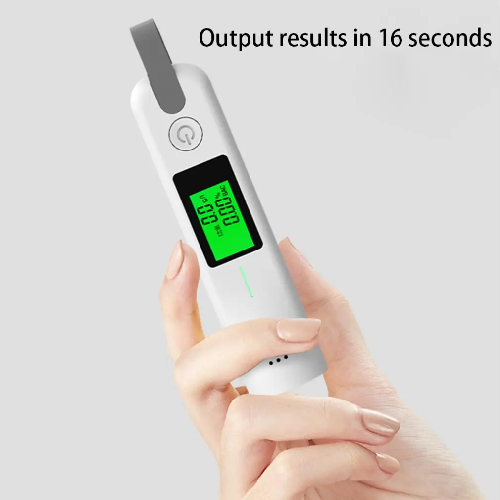 

New Smart LED Display Automatic Alcohol Tester Professional Breath Alcohol Tester Rechargeable Breathalyzer Alcohol Test Tools
