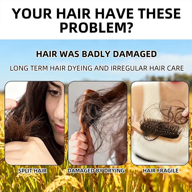 Rice shampoo with a refreshing, intensive formula that moisturizes and smooths, perfectly addressing frizz and breakage.