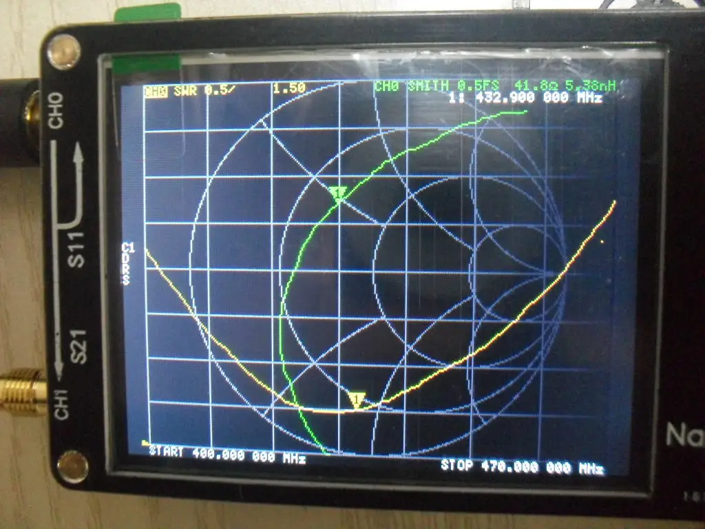 New 2.8 inch LCD Display NanoVNA VNA HF VHF UHF UV Vector Network Analyzer Antenna Analyzer + Battery 4