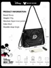 Disney Black Mickey Planet Tote Pack Large Capacity Crossbody Shoulder Bag For Women Brand Premium Leather Underarm Bag 2
