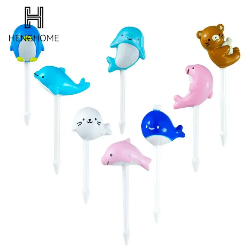 

8 шт., зубочистки в виде животных