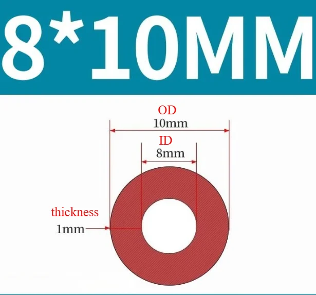 Durable Heat-Resistant Red Silicone Tube - Flexible Thickened Rubber Hose