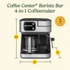 Coffeemaker, Coffee Center Barista Bar 4-In-1 Coffee Machine, Single-Serve Coffee, Espresso & Nespresso Capsule Compatible 6