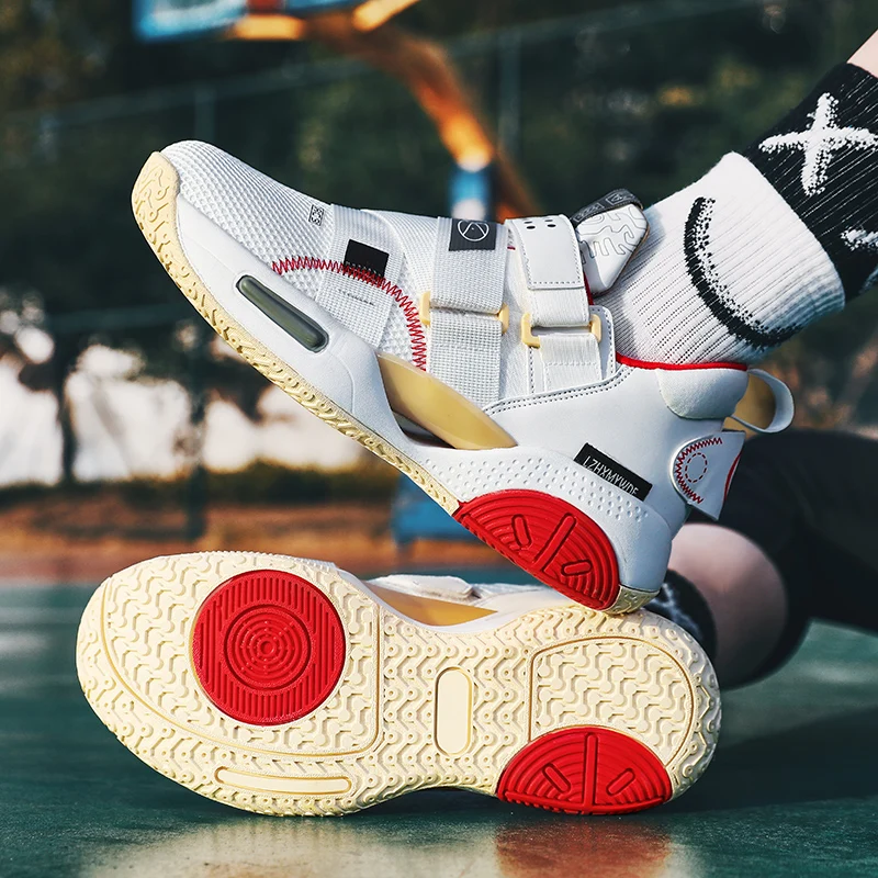 Professional Air Cushion Mesh Breathable Basketball Shoes 2022 Spring