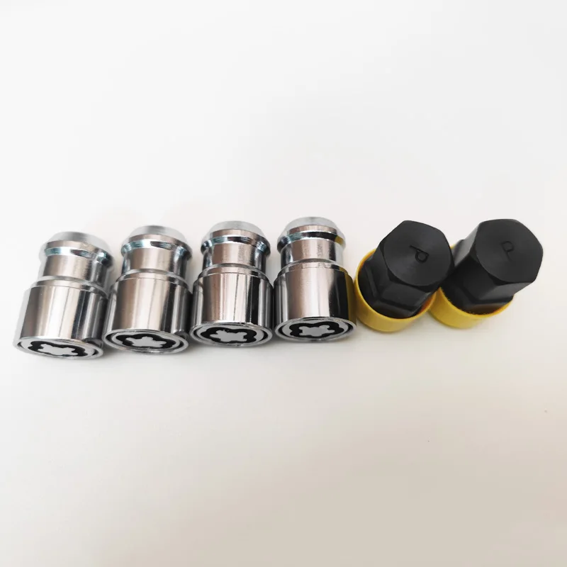 HD 4pcs Wheel Lock Nut Anti Theft High Quality Wheel Nut Car Parts Locking Nut Car Auto Wheel Lock Lug Nuts With Sleeve M12x1.5 - 34
