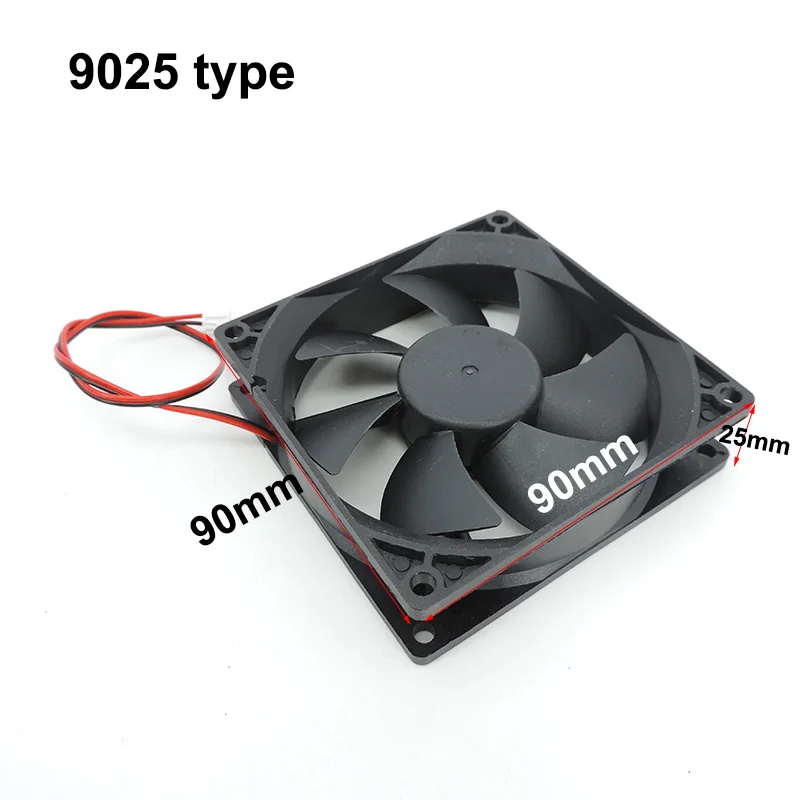 9025 9cm 90mm Guard Metal Grill double ball bearing cooling fan 12V 0.60A AFB0912VH wind capacity for Delta 90*90*25mm