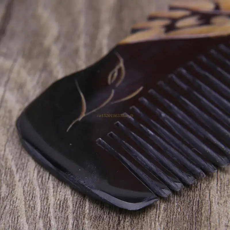 Handcrafted Horn Comb Duck Handle 2