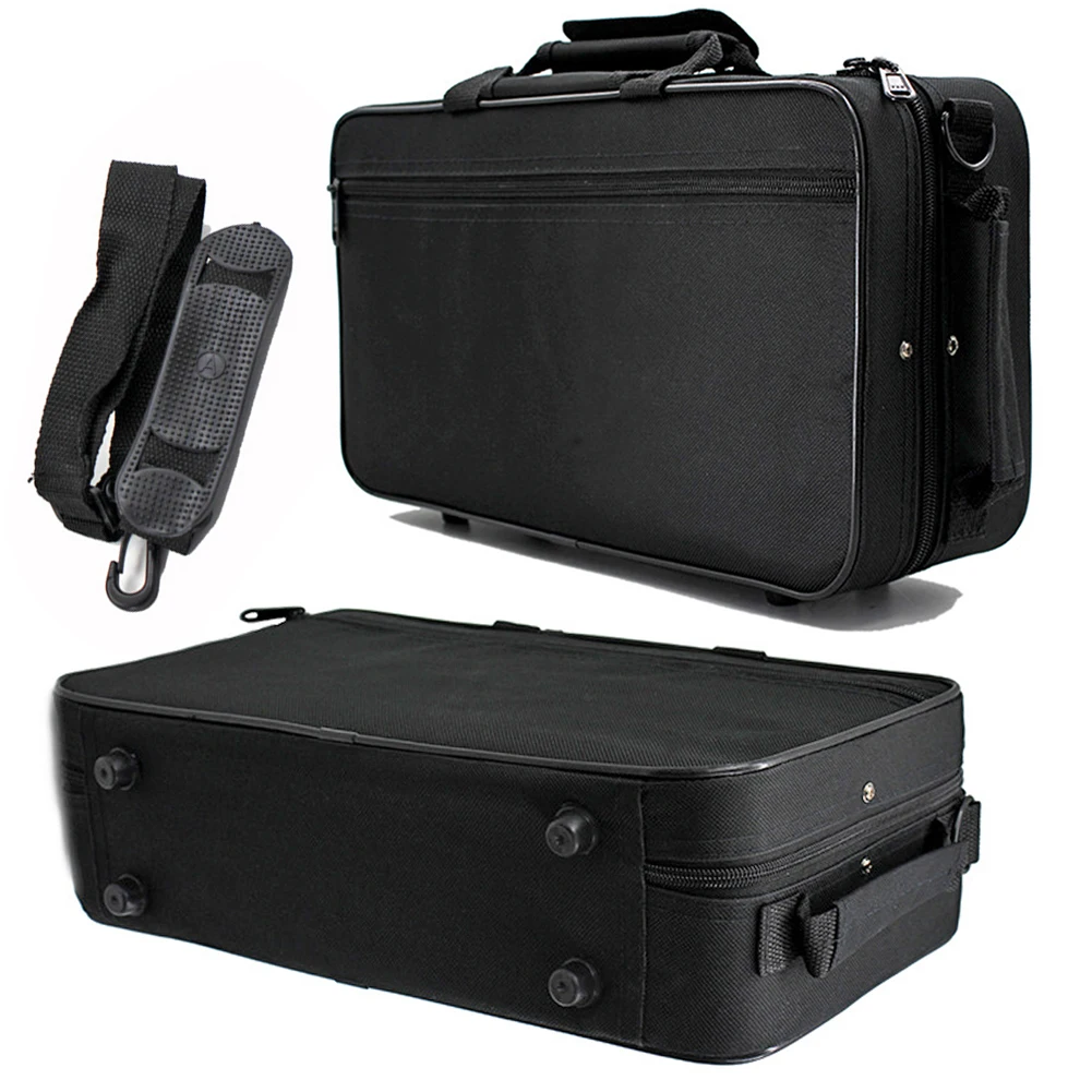 Clarinet Case Oxford Cloth Storage Bag with Shoulder Strap Clarinet Storage Carrying Case Protection Accessories