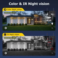 SHIWOJIA 6K 12MP 4G SIM Caméra de sécurité à batterie solaire ZOOM 60X 360 °   Voir l'application extérieure de suivi humain de la caméra IP de WIFI PTZ PIR UBOX 5