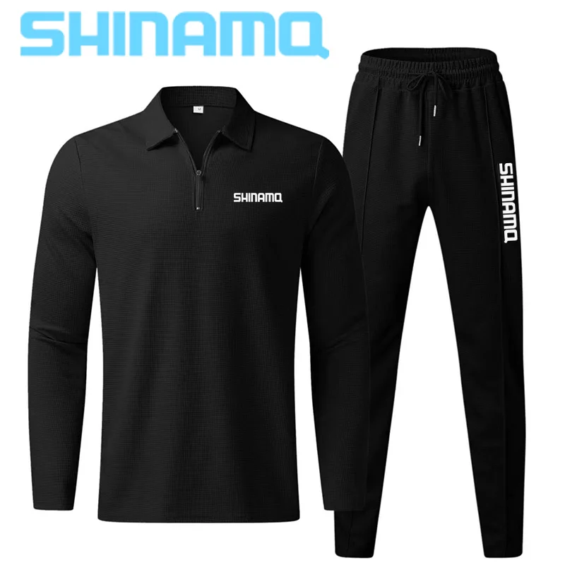 

2024 Men's High-quality Sportswear Fishing Set, Men's Outdoor Leisure Sportswear, Gymnasium Long Sleeved Sportswear Set