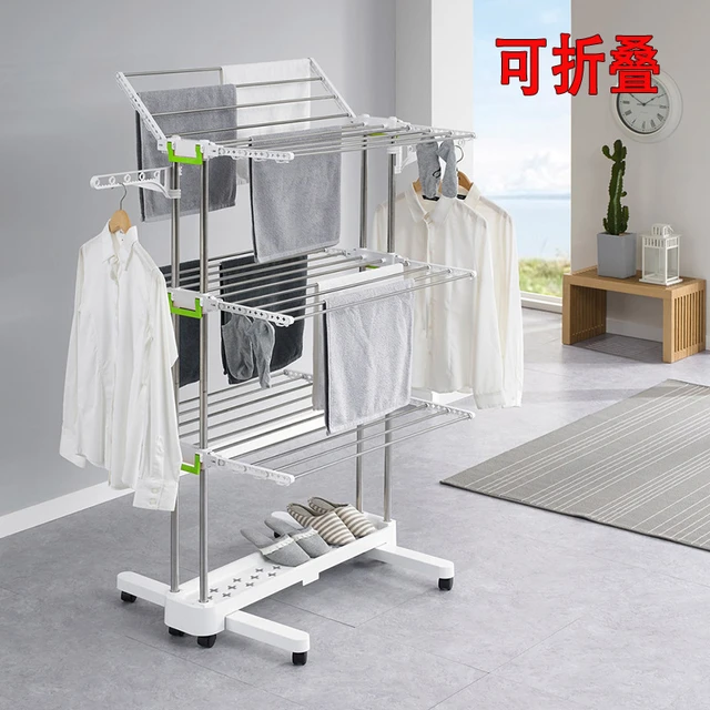 Giantex Clothes Drying Rack, Foldable 2-Level Laundry Drying Rack