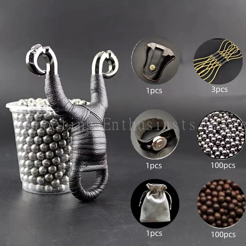 

Профессиональная Рогатка из сплава высокой мощности для охоты на открытом воздухе, Спортивная катапульта, круглая резиновая лента, охотничье оборудование