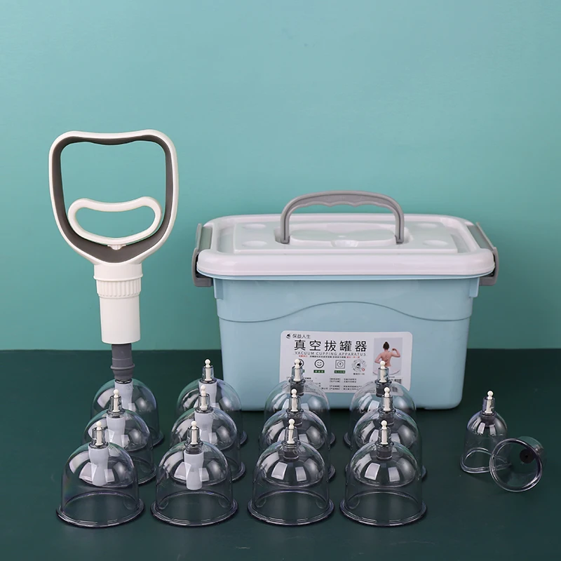 Body Massager Cupping Therapy Set Vacuum Cupping Set Suction Cups Massage Chinese Medicine Anti Cellulite Physiotherapy cans 3