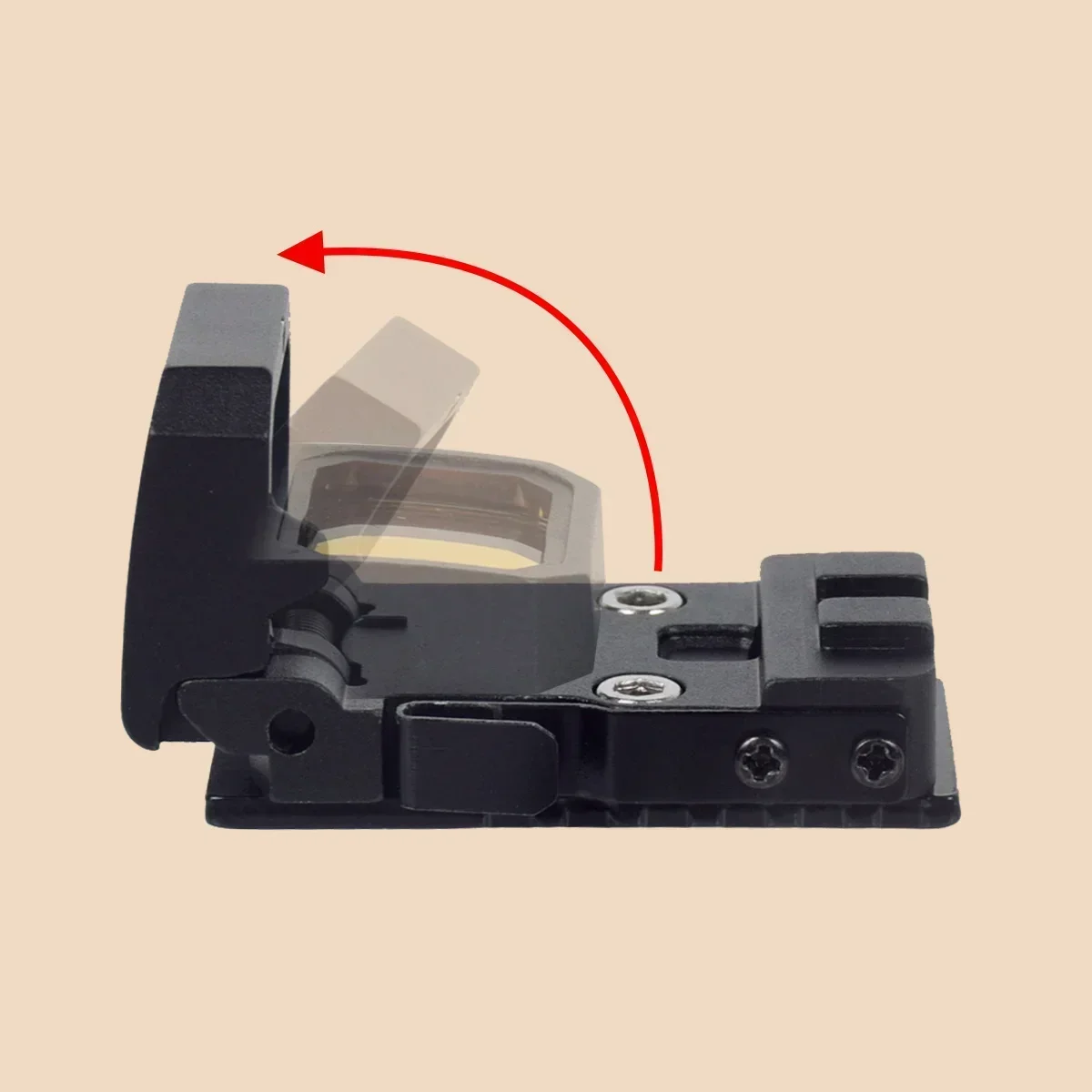 Red Dot Reflex Sight for Hunting with Flip Up Lens