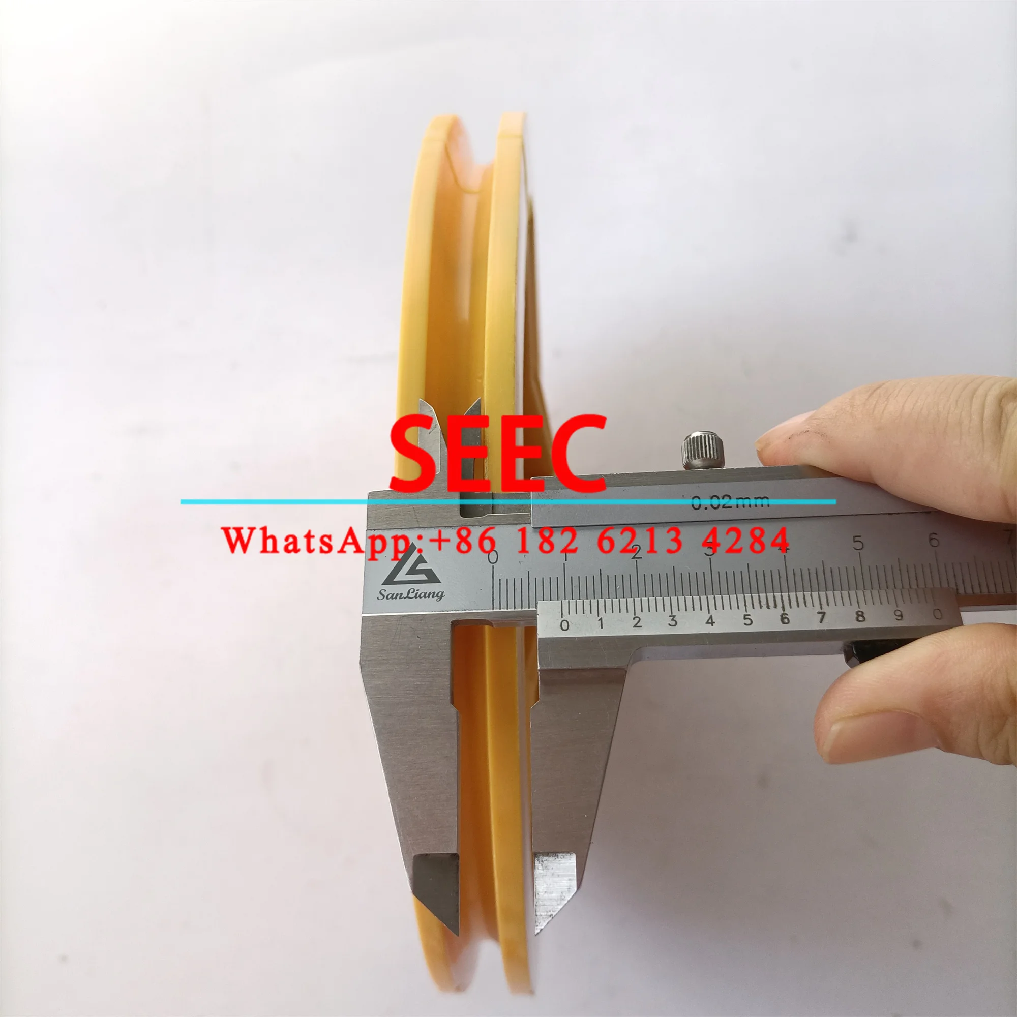SEEC Elevator GBP Speed Limiter Roller 839317 200*20*6201 mm OD 200mm W 20mm Bearing 6201RS With Shaft Replace 59314832