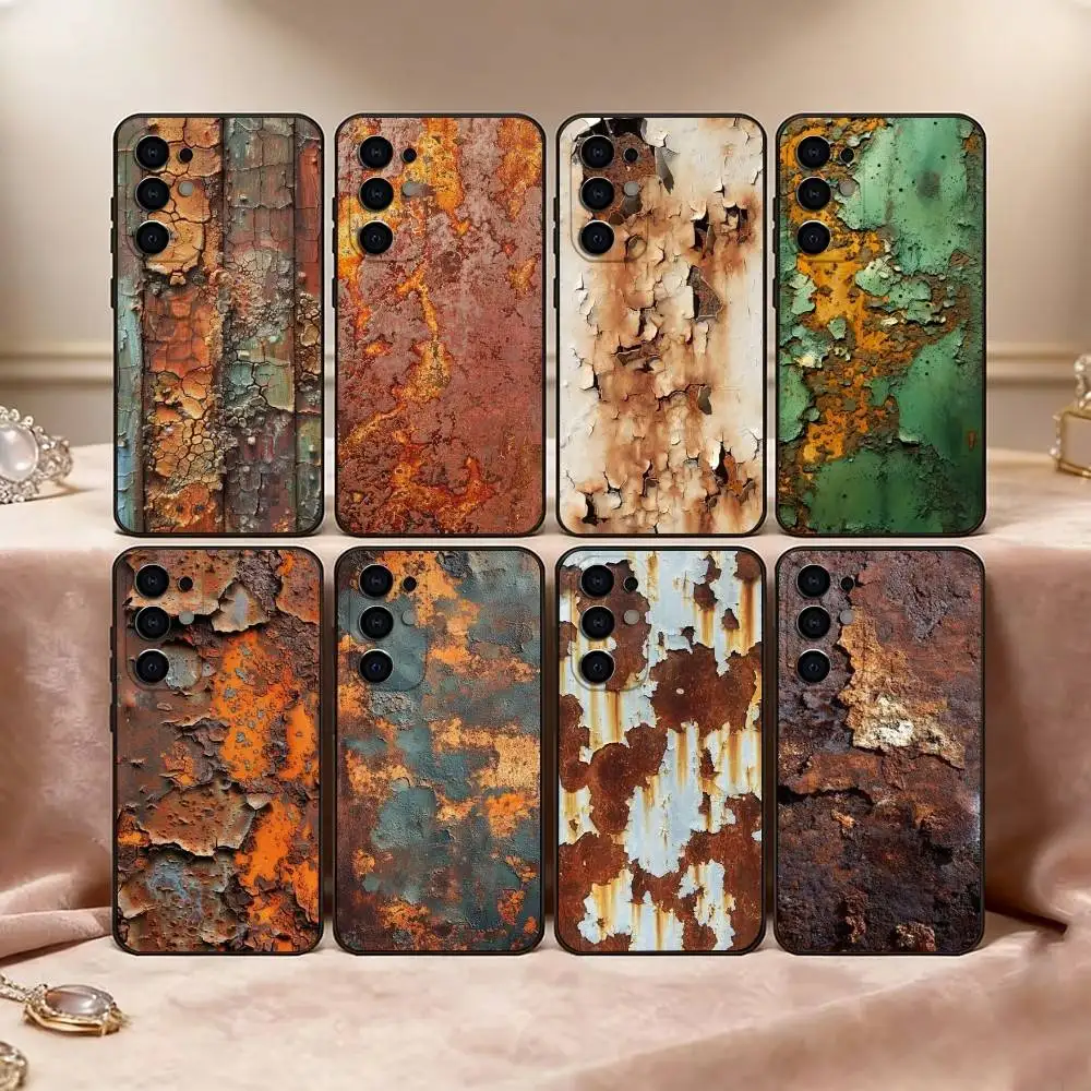 Retro Industrial Rustic Black Phone Case Cover