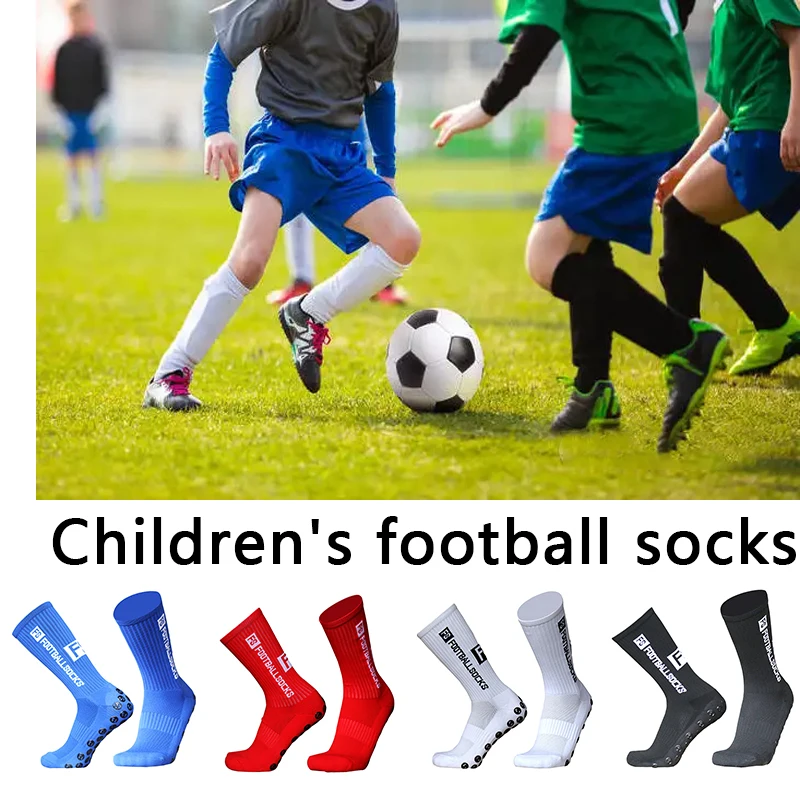 

Youth Socks Soccer Sports 34-39Size Outdoor Sports Children's Non slip Silicone Non slip football Socks calcetines hombre futbol