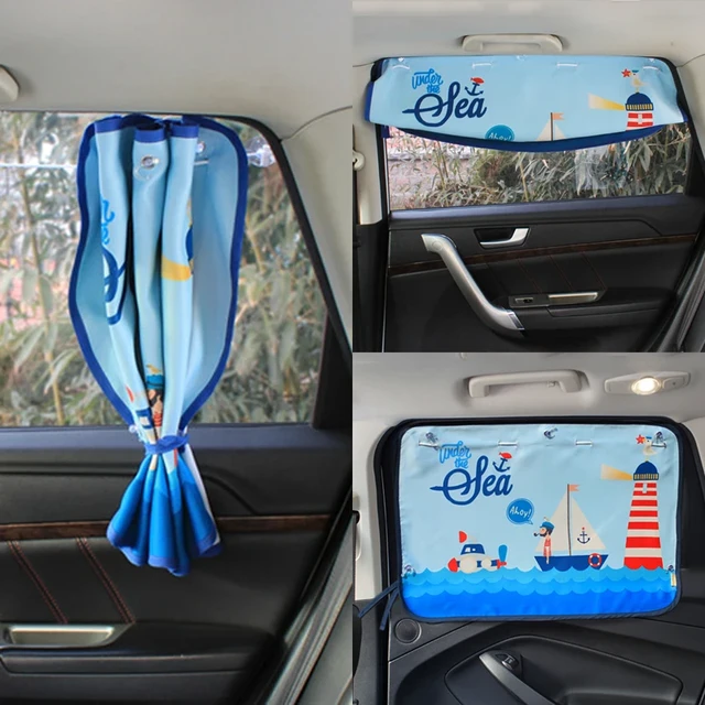 Auto Sonnenschutz Auto Abdeckung Cartoon Rückseite Fenster Vorhang Film Auto  Sonnenschutz Visier Wärme UV-Schutz für Baby Kind Kinder - AliExpress