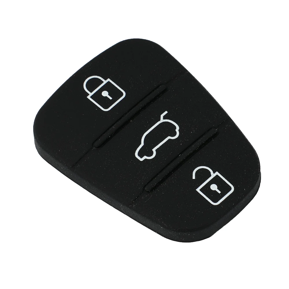 

Key Shell Cover Key Button Cover Kits Car Ornament Parts 1* 1× Black For Hyundai Ix35 Ix20 For Kia Amanti Plastic