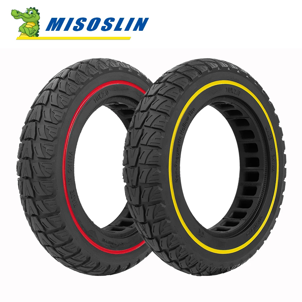 

10 inch 10x2.0 Electric Scooter Tyre for Xiaomi M365/1/S Pro/Pro 2 E-Scooter Rubber Solid Tire Damping Non-slip Tyres Accessory