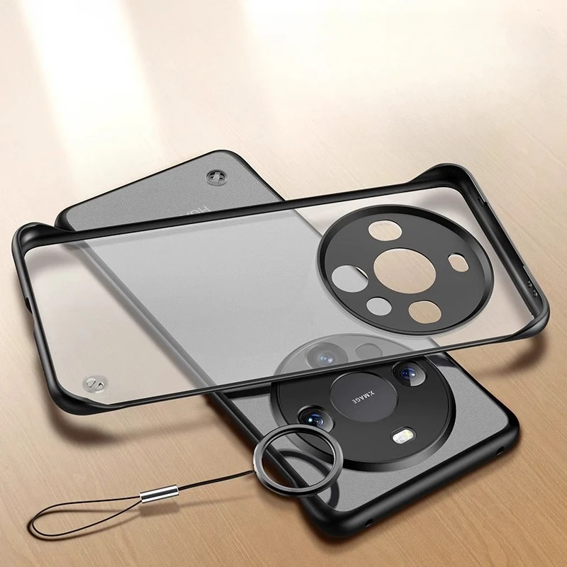 Frameless Ultra Slim Matte Shockproof Phone Case - Hard PC Back Cover