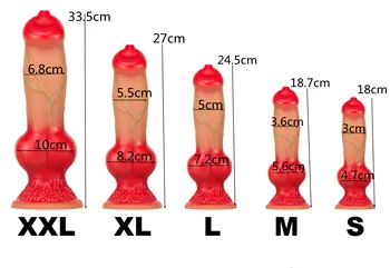 Huge Dog Dildo Xl Gode Sexy Toys For Men 18+Silicone Animal Penis Anal Dildos For Women Masturbators Big Dick Dilldo Gay Sexshop 3