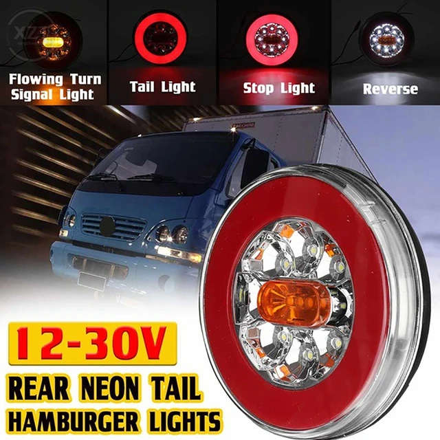 Feu arrière LED étanche 12-24V pour remorque camion, feux de Stop de  freinage inversé, clignotant coulant pour Bus de voiture, caravane -  AliExpress