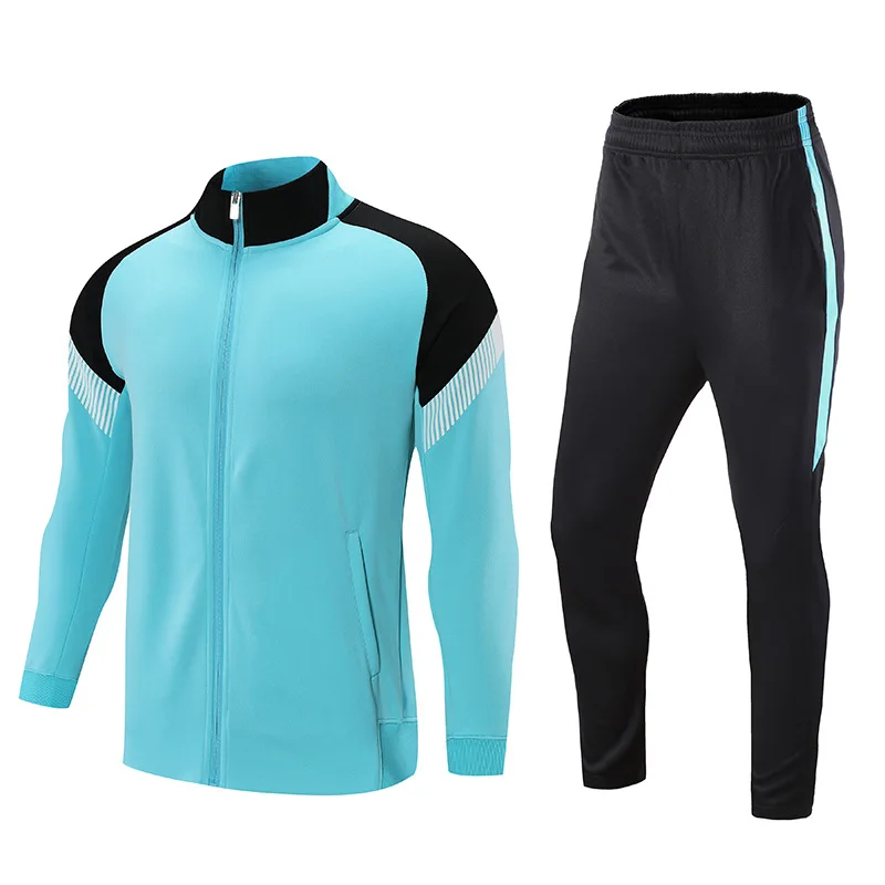 thumbnail image 1 of Chándal de fútbol para hombre, pantalones de fútbol, camisetas para correr, ropa de manga larga, uniformes de entrenamiento para equipo, talla grande 6XL, 1 of 5